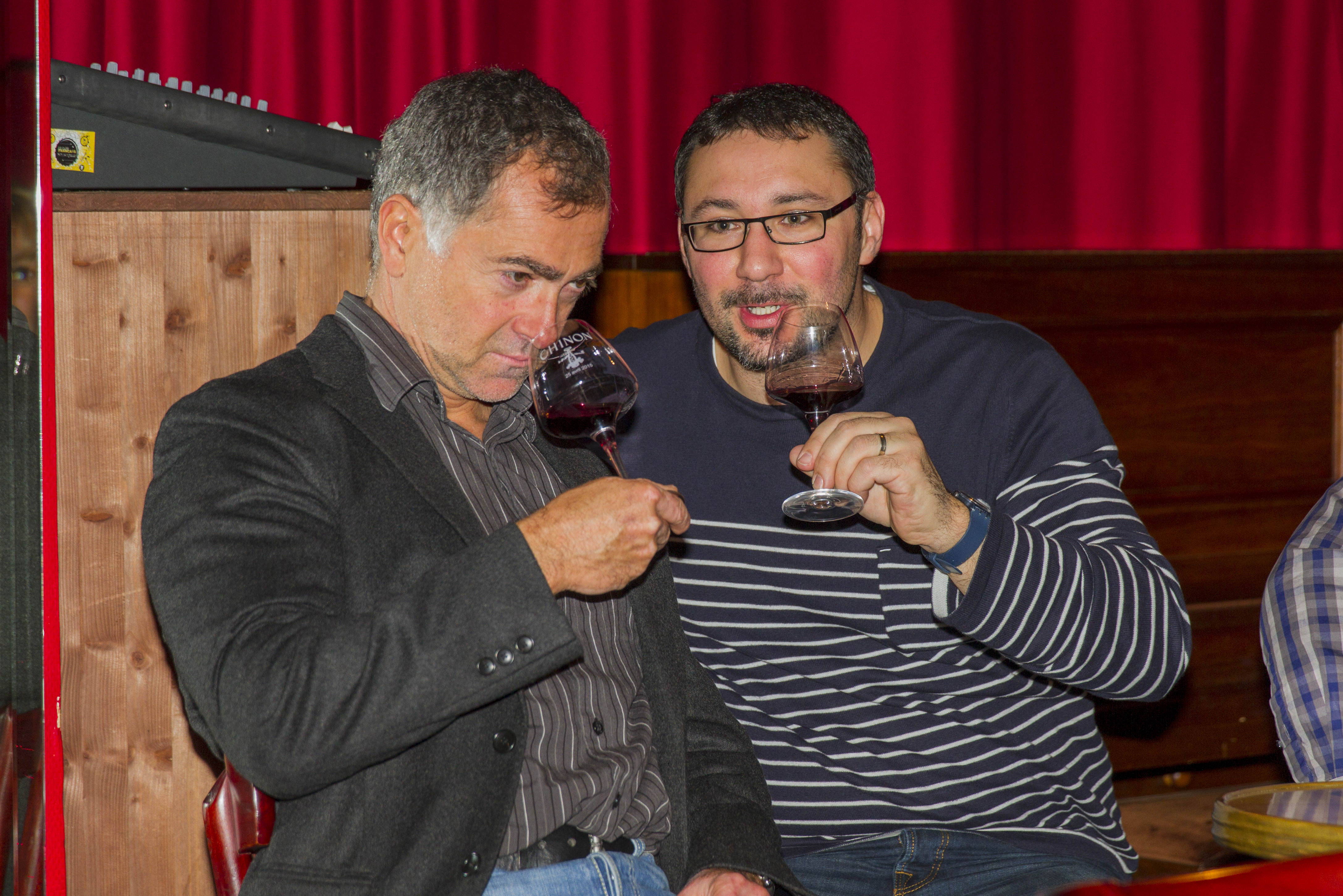 Café Français dégustation vins de Chinon dimanche 8 novembre 2015